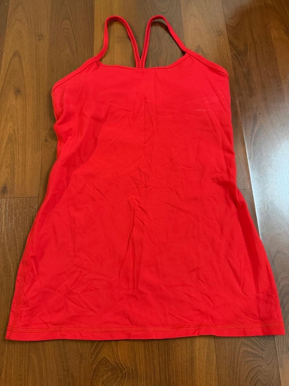 lululemon athletica Red Strappy Tank Top